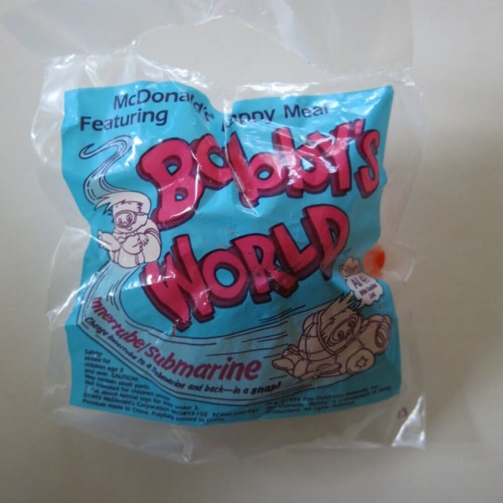 MCDONALDS Happy Meal Toy *NEW* Bobbys World Innertube 1994 Vintage Toys